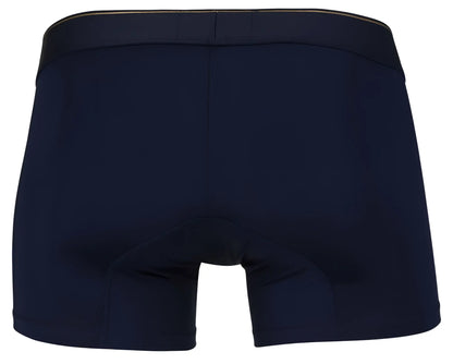 Navy blue Clever 2026 Valladolid boxer briefs with subtle gold trim on waistband designed for comfortable support