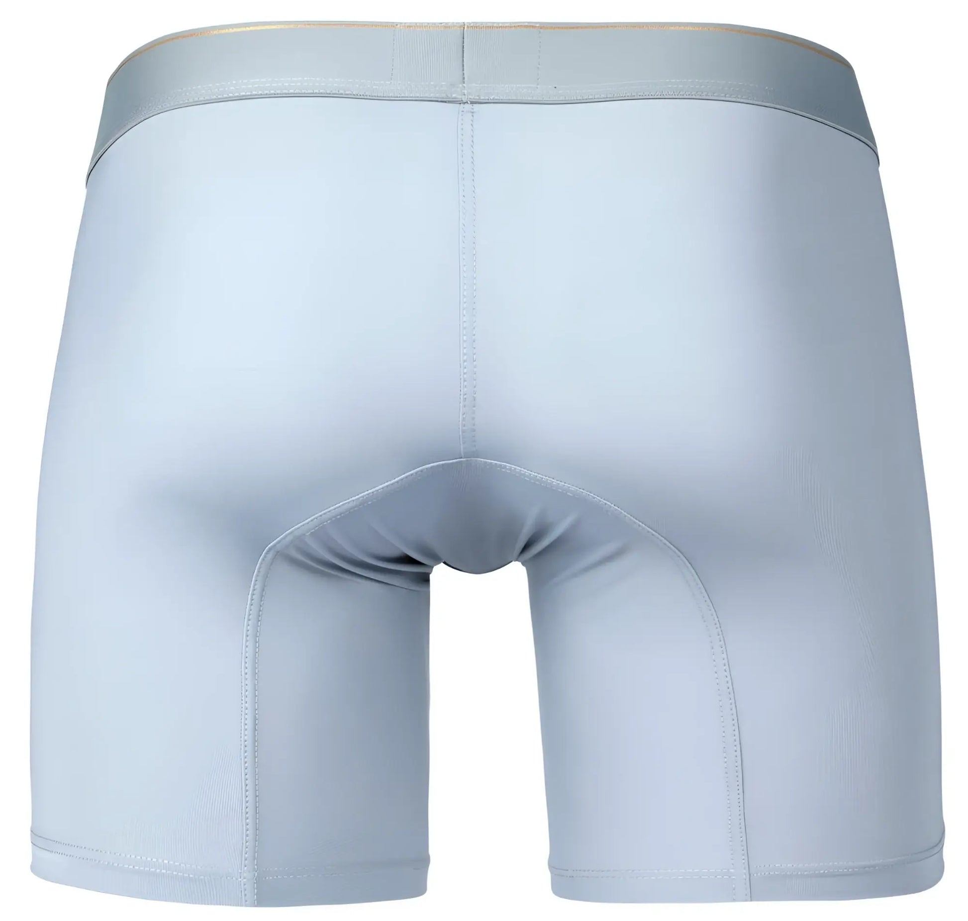 Light blue clever 2027 valladolid boxer briefs with matching waistband and subtle ribbed texture in gray color