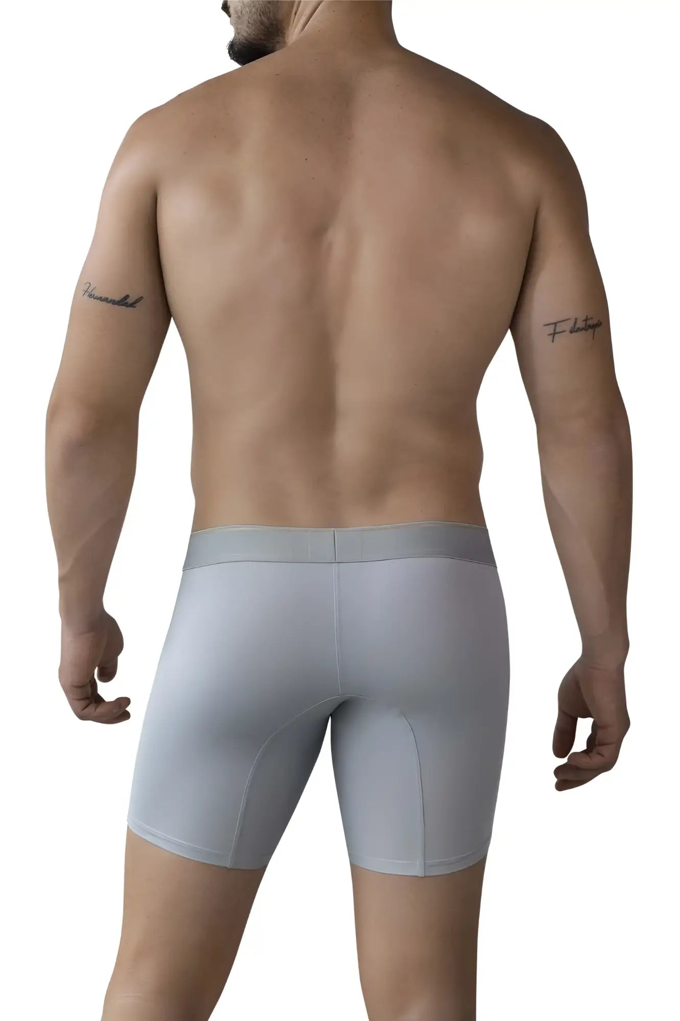 Gray clever 2027 valladolid boxer briefs with smooth form-fitting fabric and contoured waistband for men