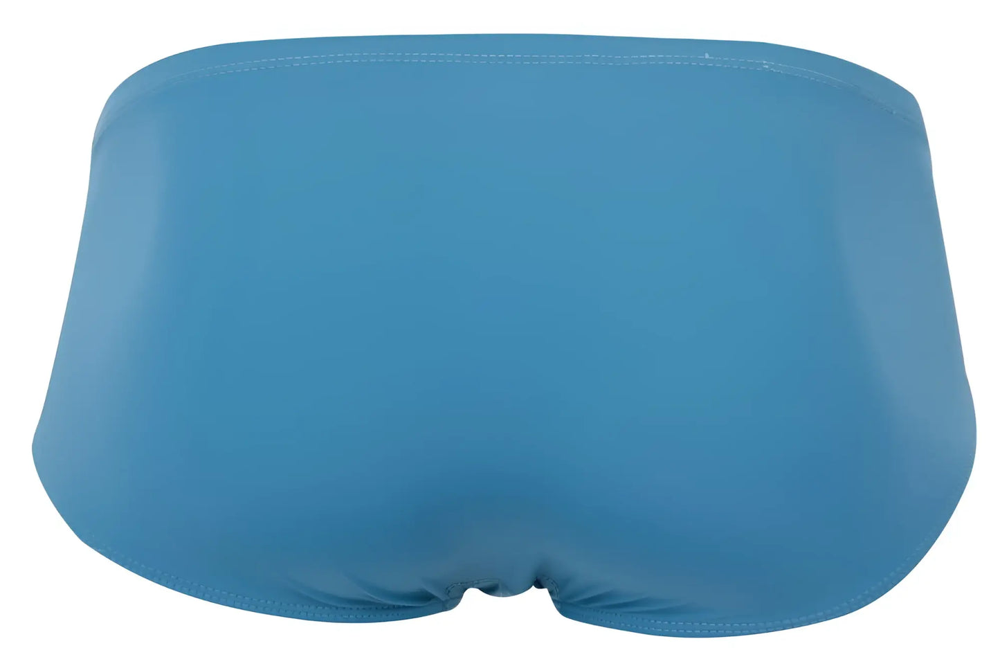 Solid blue clever 2043 mendoza briefs swim trunks with smooth stretchy fabric finish
