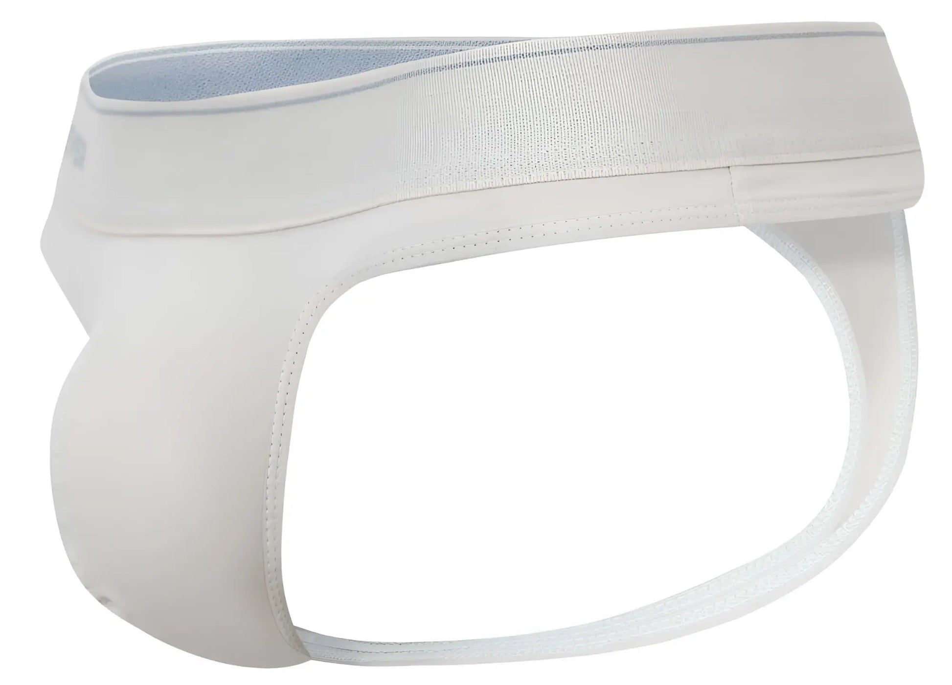Beige clever 2044 mendoza thongs with smooth seamless white cotton briefs and light gray interior lining