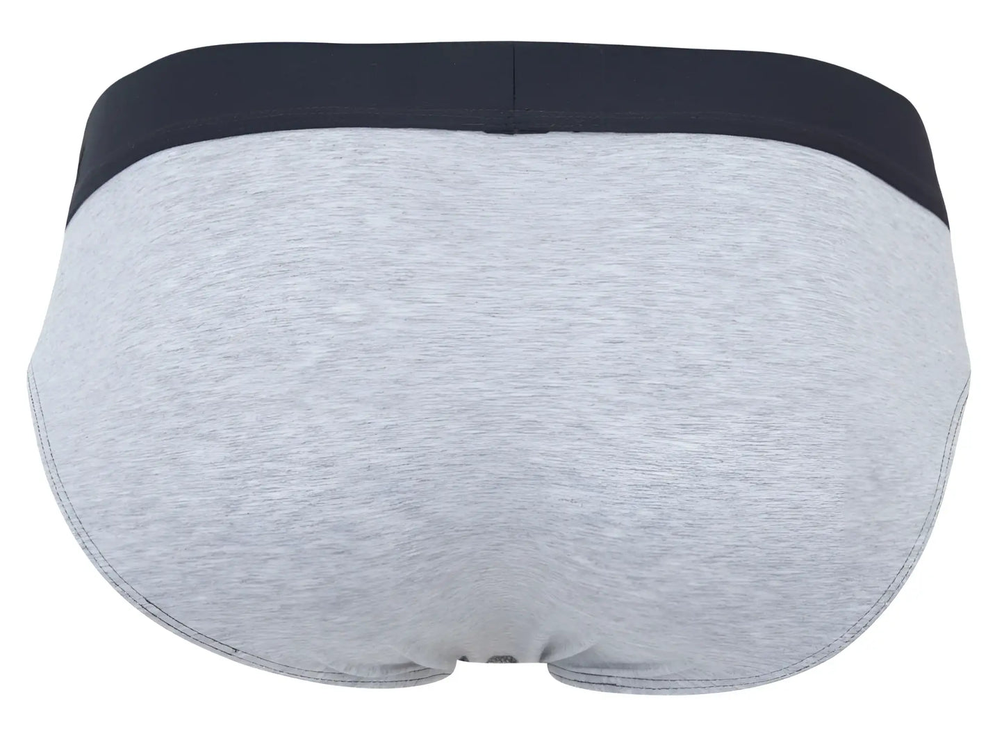 Clever 2045 catamarca briefs in dark gray heathered fabric with a solid black waistband for comfortable wear