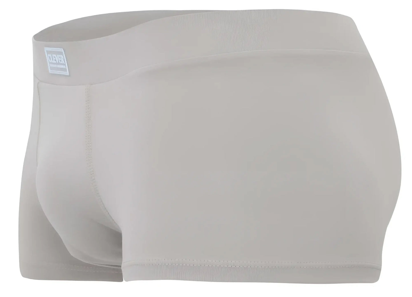 Beige clever 2047 cordoba trunks with soft stretchy fabric and subtle brand tag on the waistband