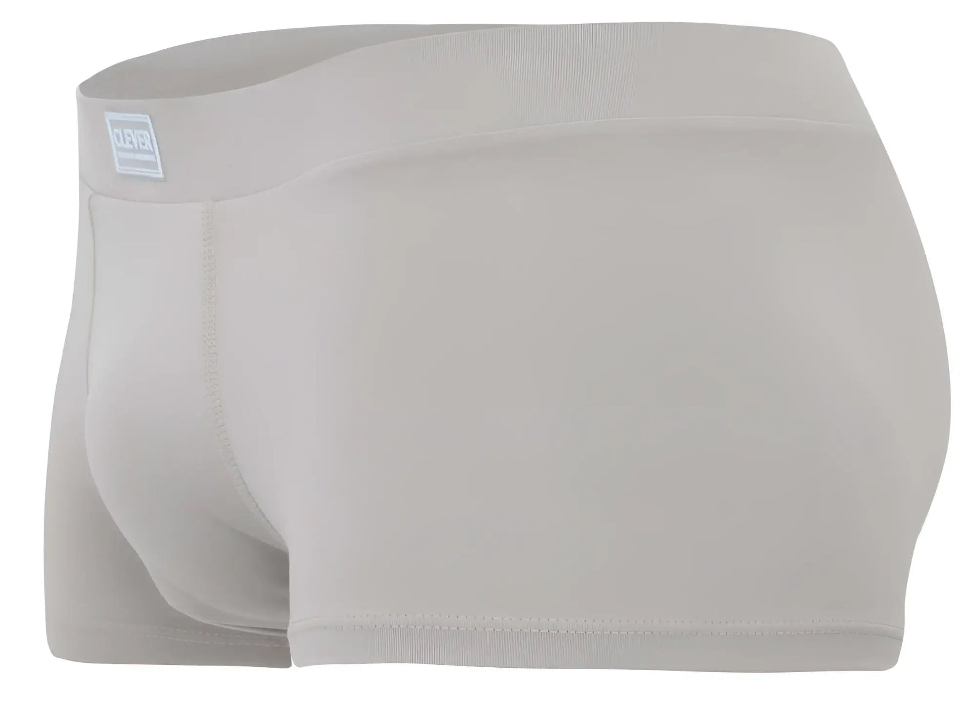 Beige clever 2047 cordoba trunks with soft stretchy fabric and subtle brand tag on the waistband