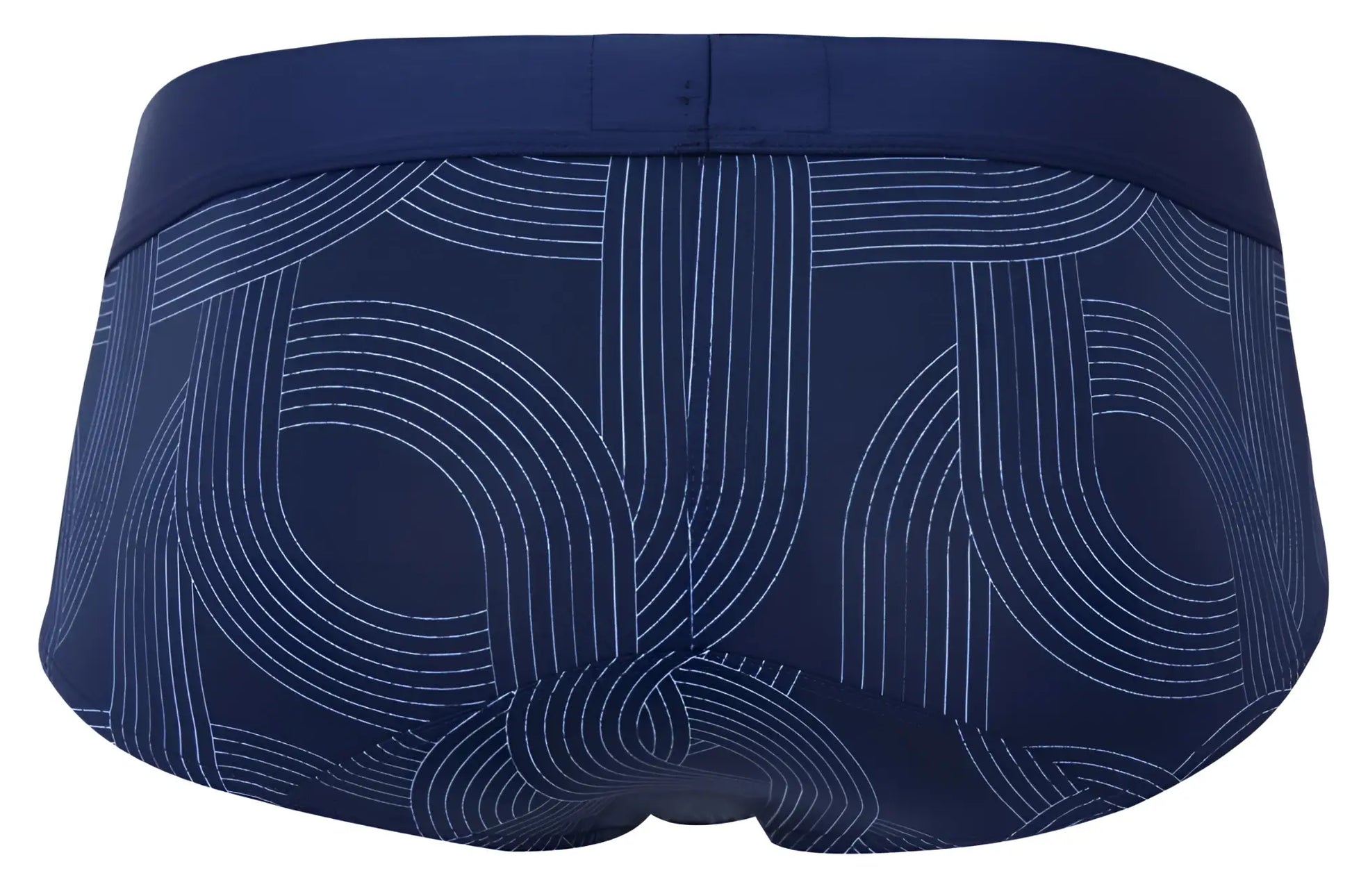 Navy briefs clever 2055 in dark blue with subtle white geometric line pattern for comfortable everyday wear