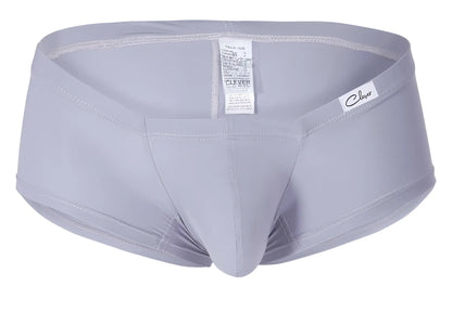 Gray clever 229930 men’s briefs with sleek form-fitting design and subtle stitching details in australian latin trunks pack