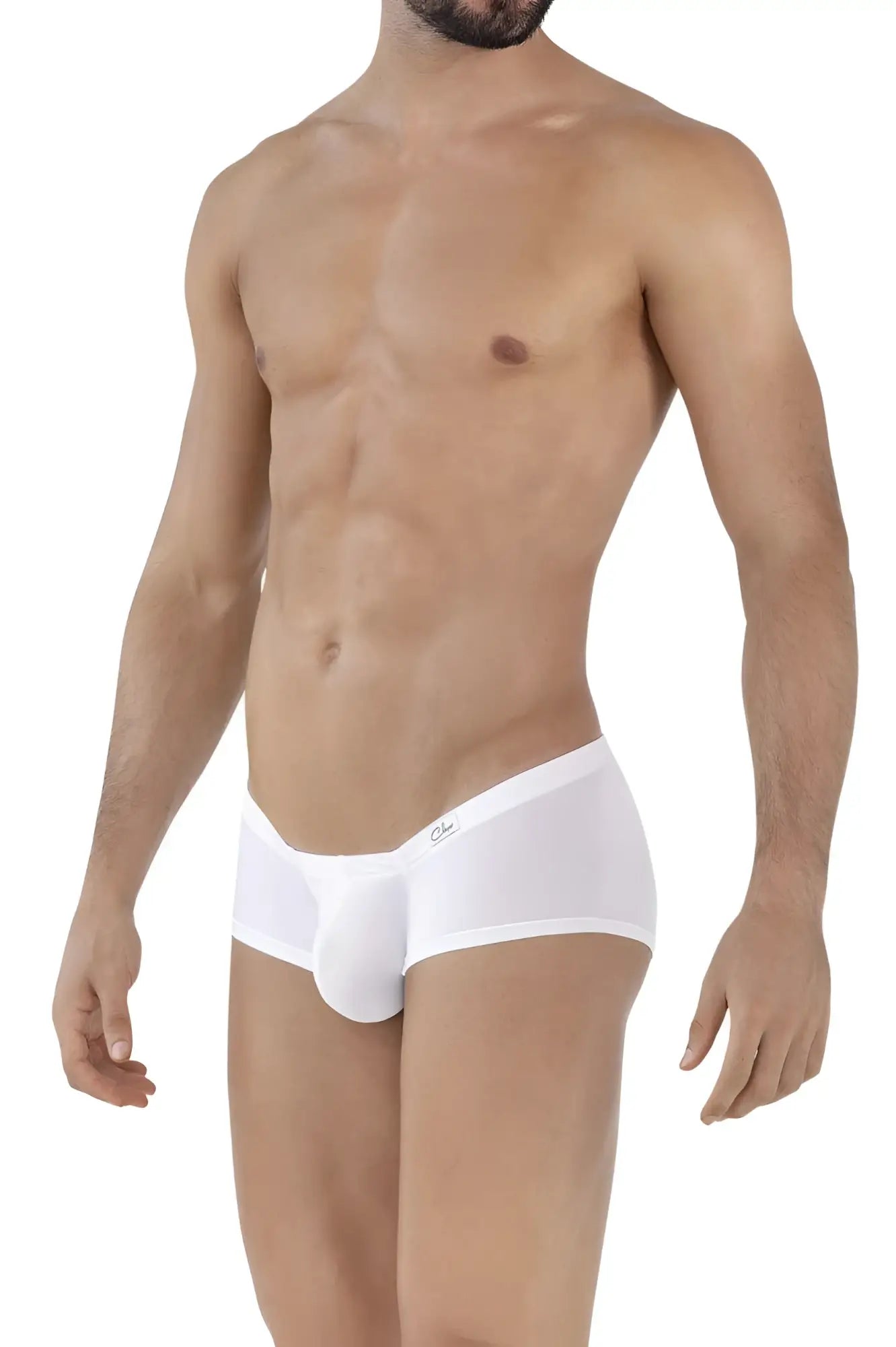 White clever 229930 3pk australian latin trunks briefs with smooth fit and subtle brand logo on waistband