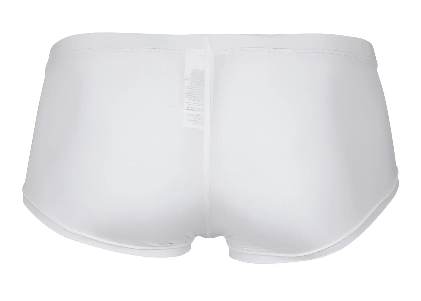White clever 229930 3pk australian latin trunks briefs with smooth seamless design and elastic waistband