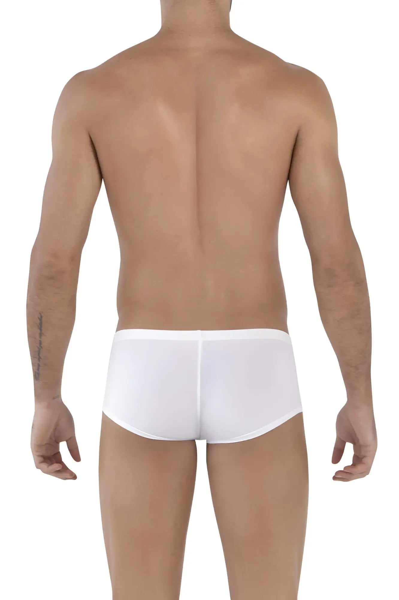 White clever 229930 latin trunks briefs with smooth form-fitting design from 3PK in white black and gray colors