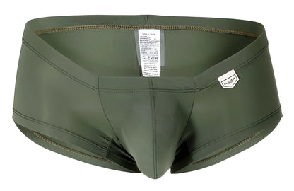 Olive green clever 229934 australian latin men’s briefs made of smooth stretchy fabric with subtle stitching details
