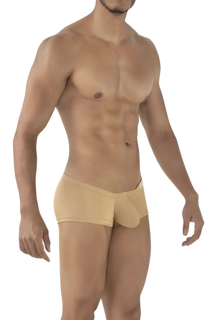 Beige clever 229941 men’s briefs with smooth form-fitting design from australian latin trunks 3pk in blue ochre gold colors