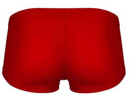Red briefs from clever 229946 7pk trunks in multi-colored design made of smooth stretchy fabric with seamless style
