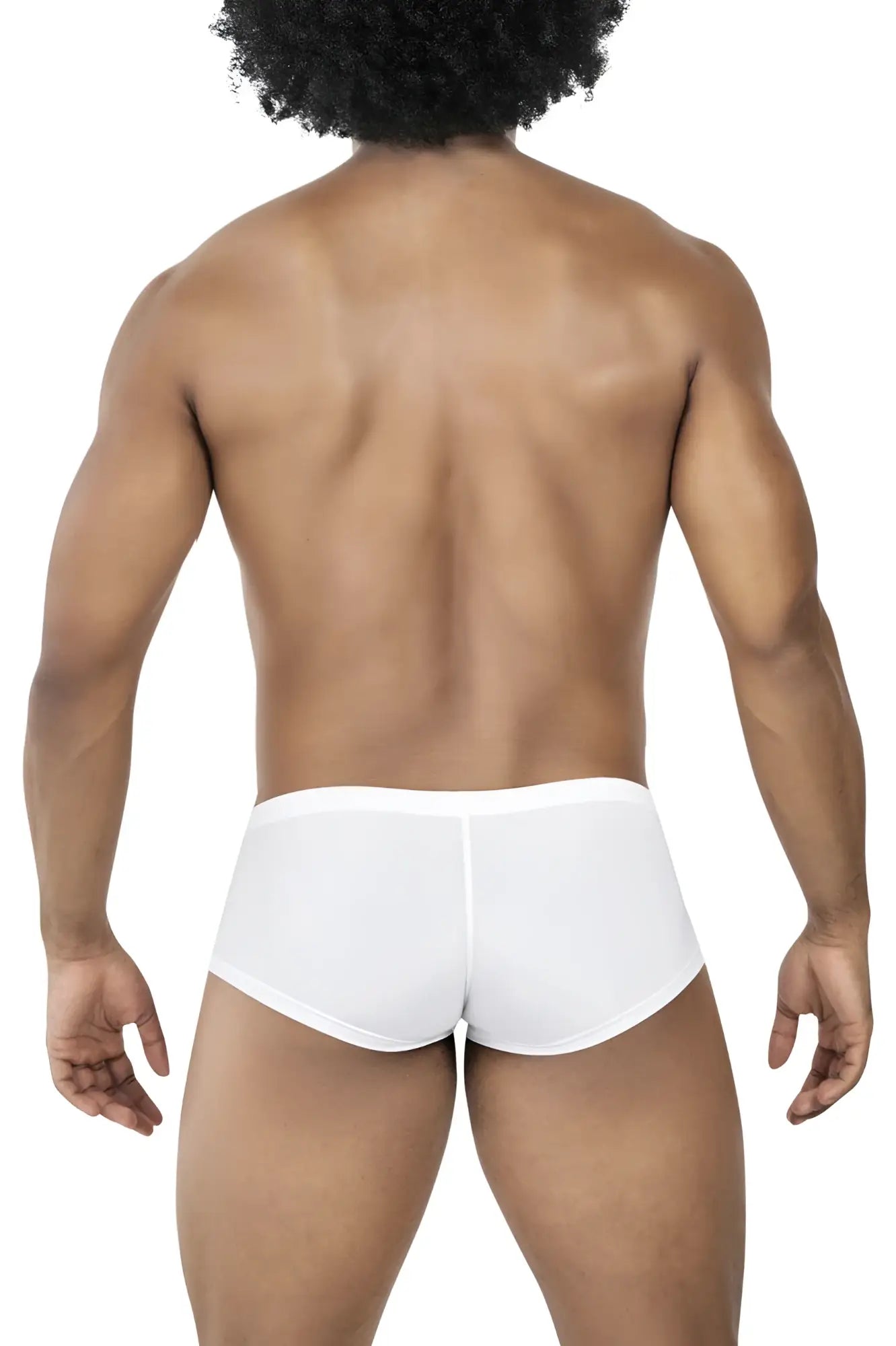 White briefs from clever 229951 3pk australian latin trunks with smooth form-fitting design in white color