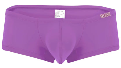 Purple clever brand men’s briefs with branded waistband from clever 229956 12pk australian latin trunks multi-colored set
