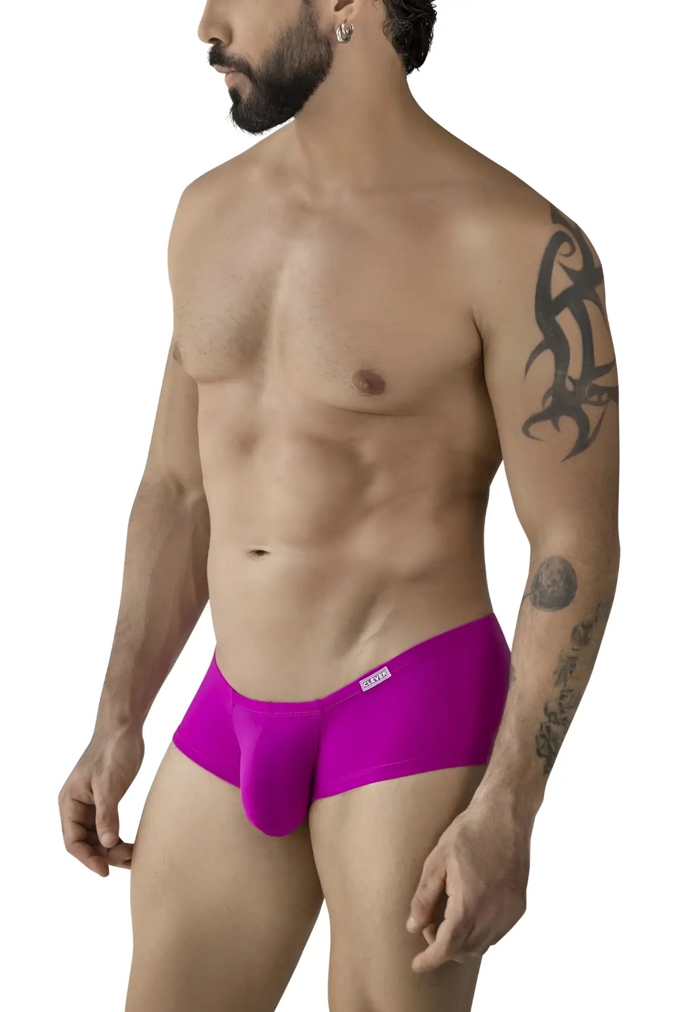 Vibrant magenta clever 229956 12pk australian latin trunks with sleek form-fitting design and subtle waistband tag