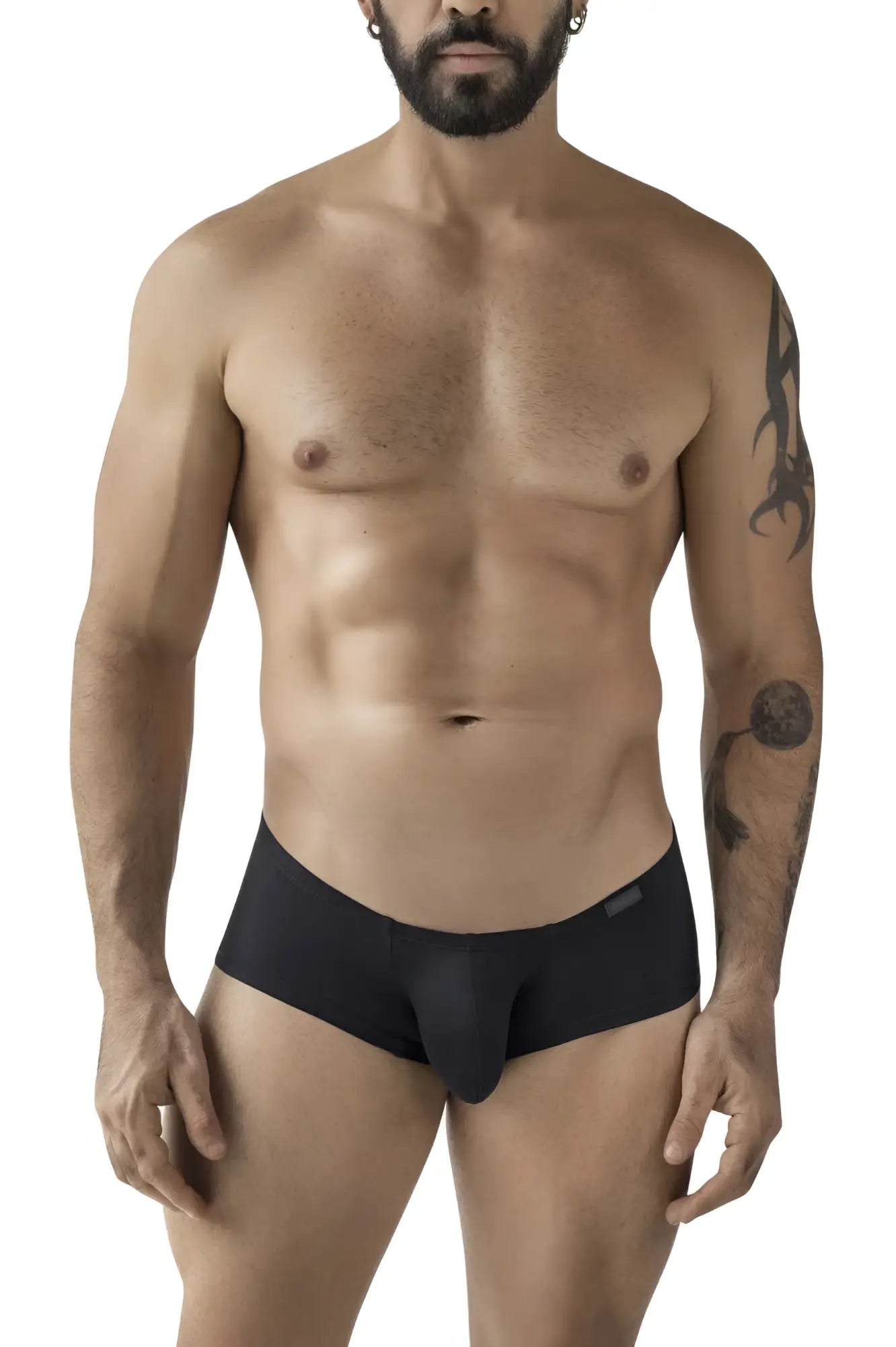 Clever 229957 12pk australian latin trunks multi-colored black men’s briefs with smooth form-fitting design