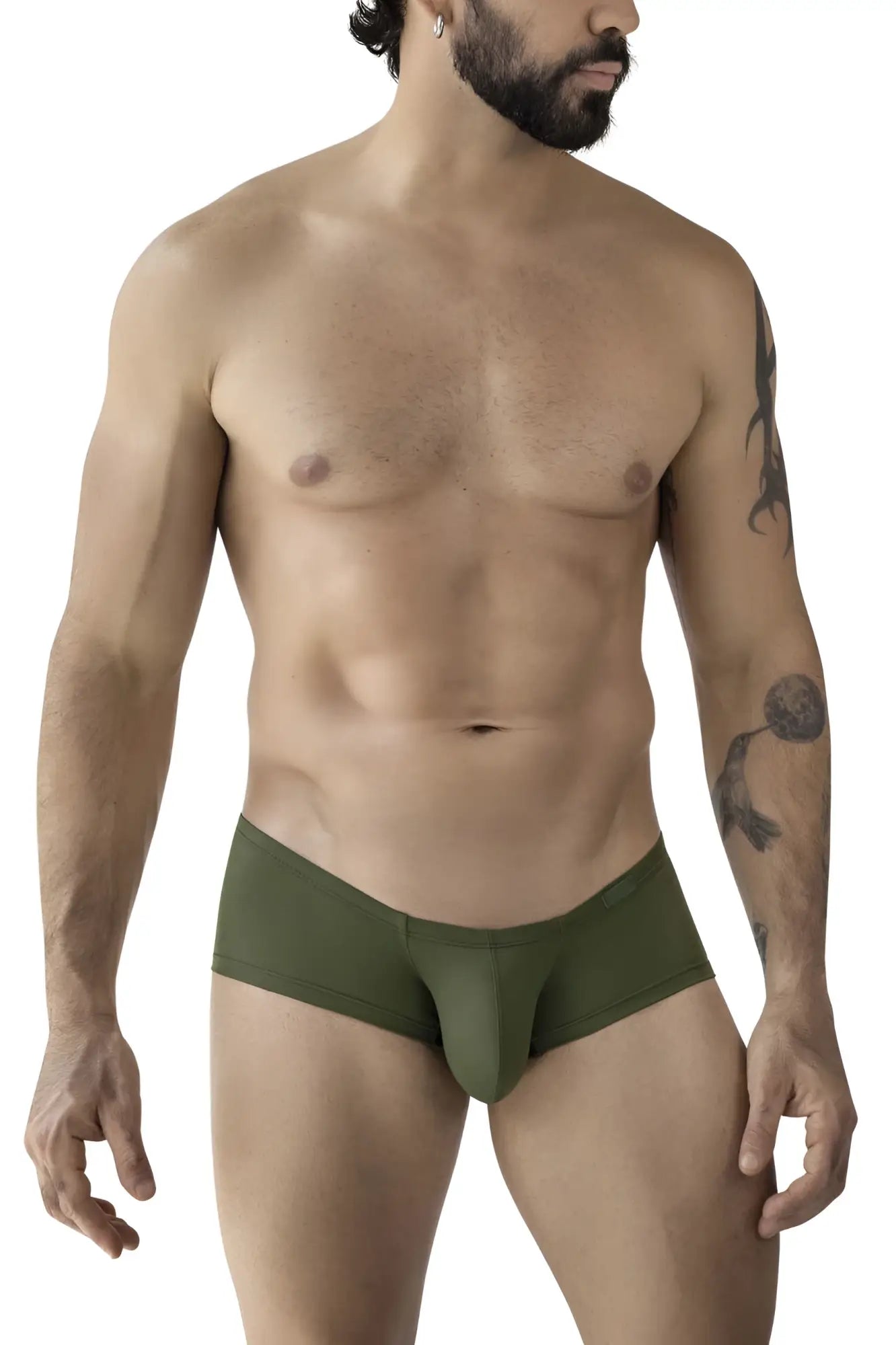 Olive green seamless briefs from clever 229957 12pk australian latin trunks multi-colored set for comfortable wear