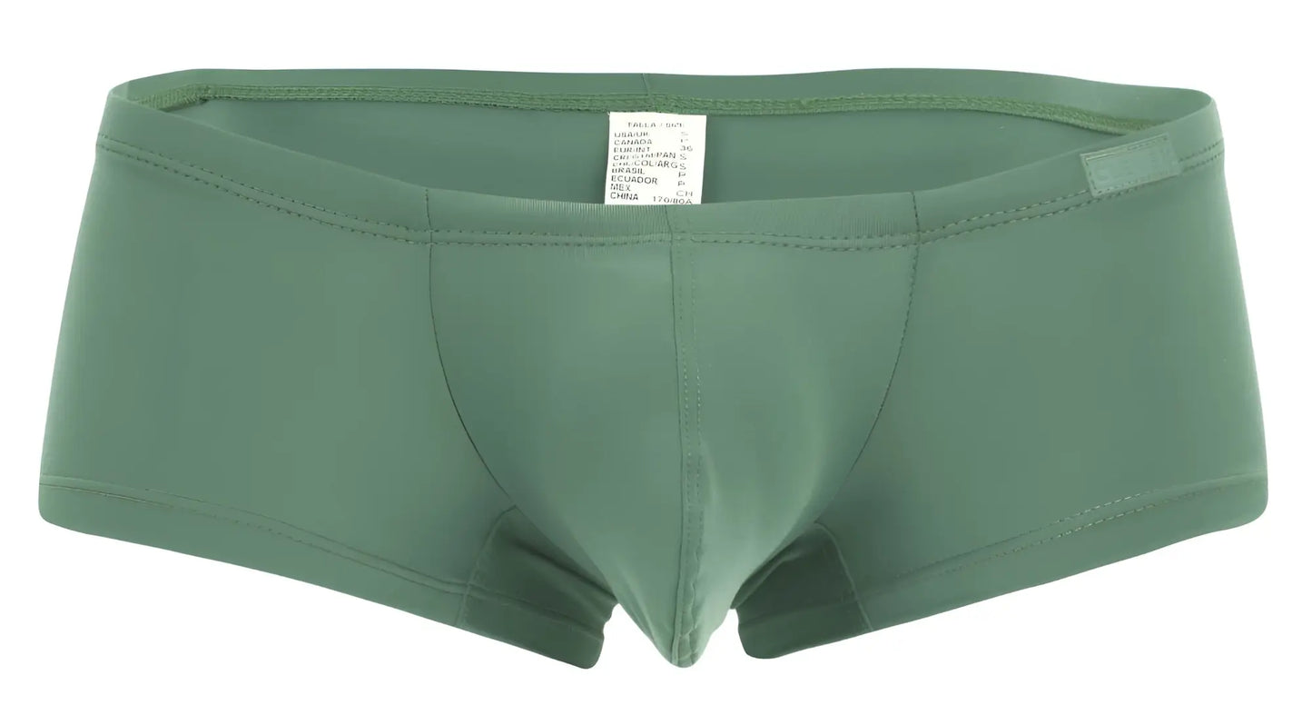 Olive green men’s briefs clever 229957 12pk australian latin trunks with smooth stretchy fabric and contoured design