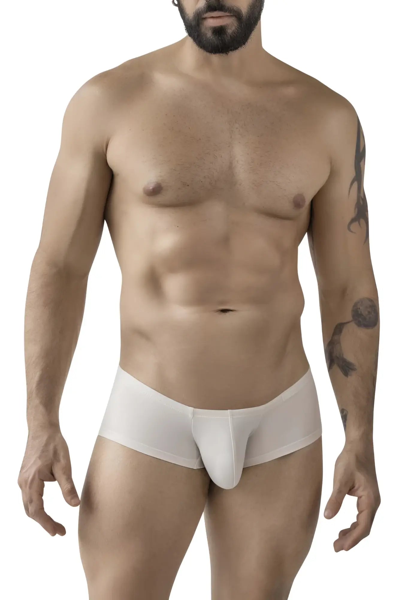 White form-fitting seamless men’s underwear from clever 229957 12pk australian latin trunks multi-colored pack