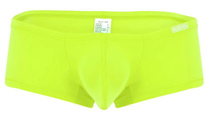 Bright neon green clever 229958 mens briefs with supportive pouch and embroidered waistband in multi-colored pack