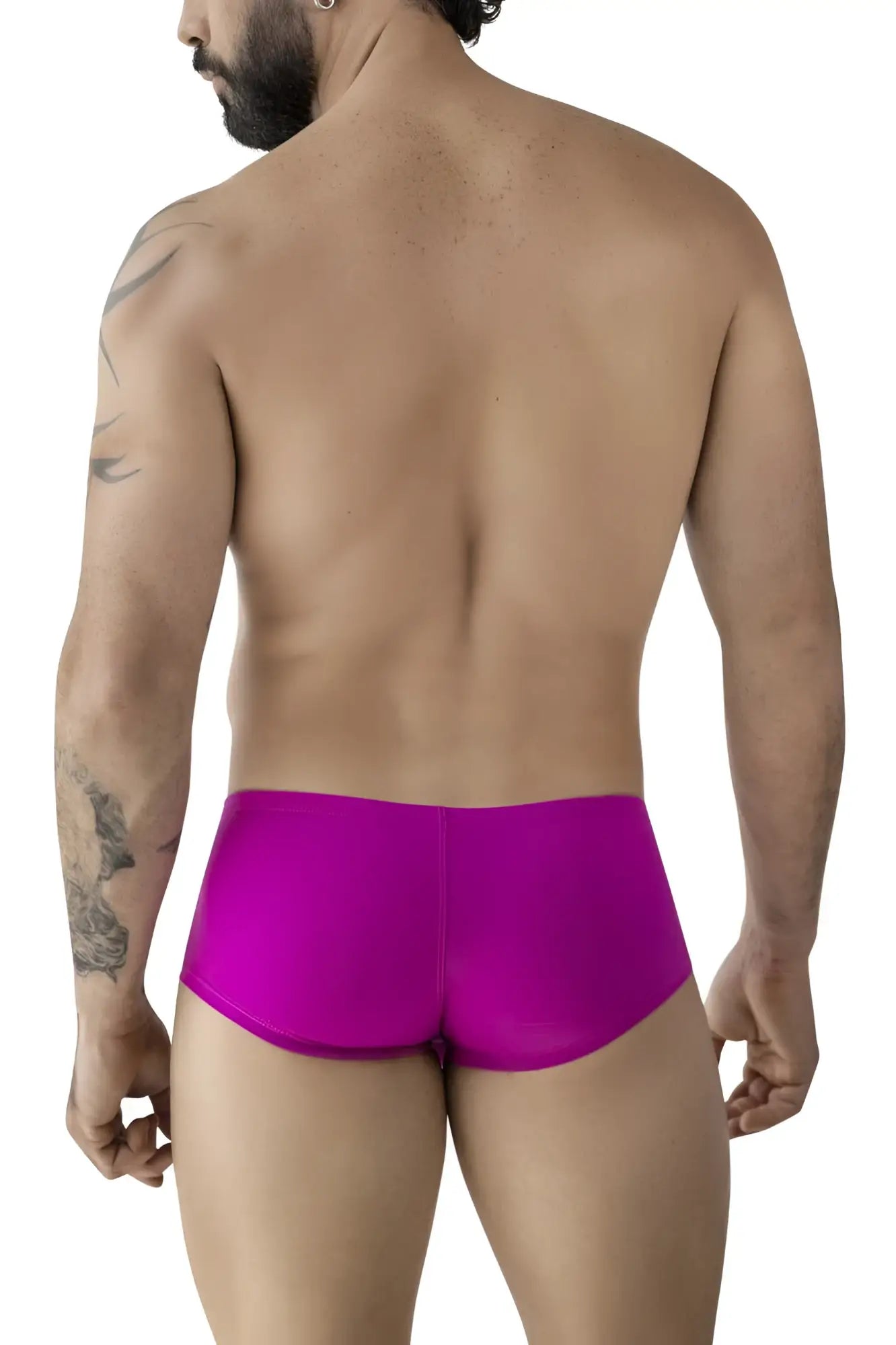 Vibrant magenta clever 229958 3pk australian latin trunks briefs with smooth form-fitting design color multi-colored
