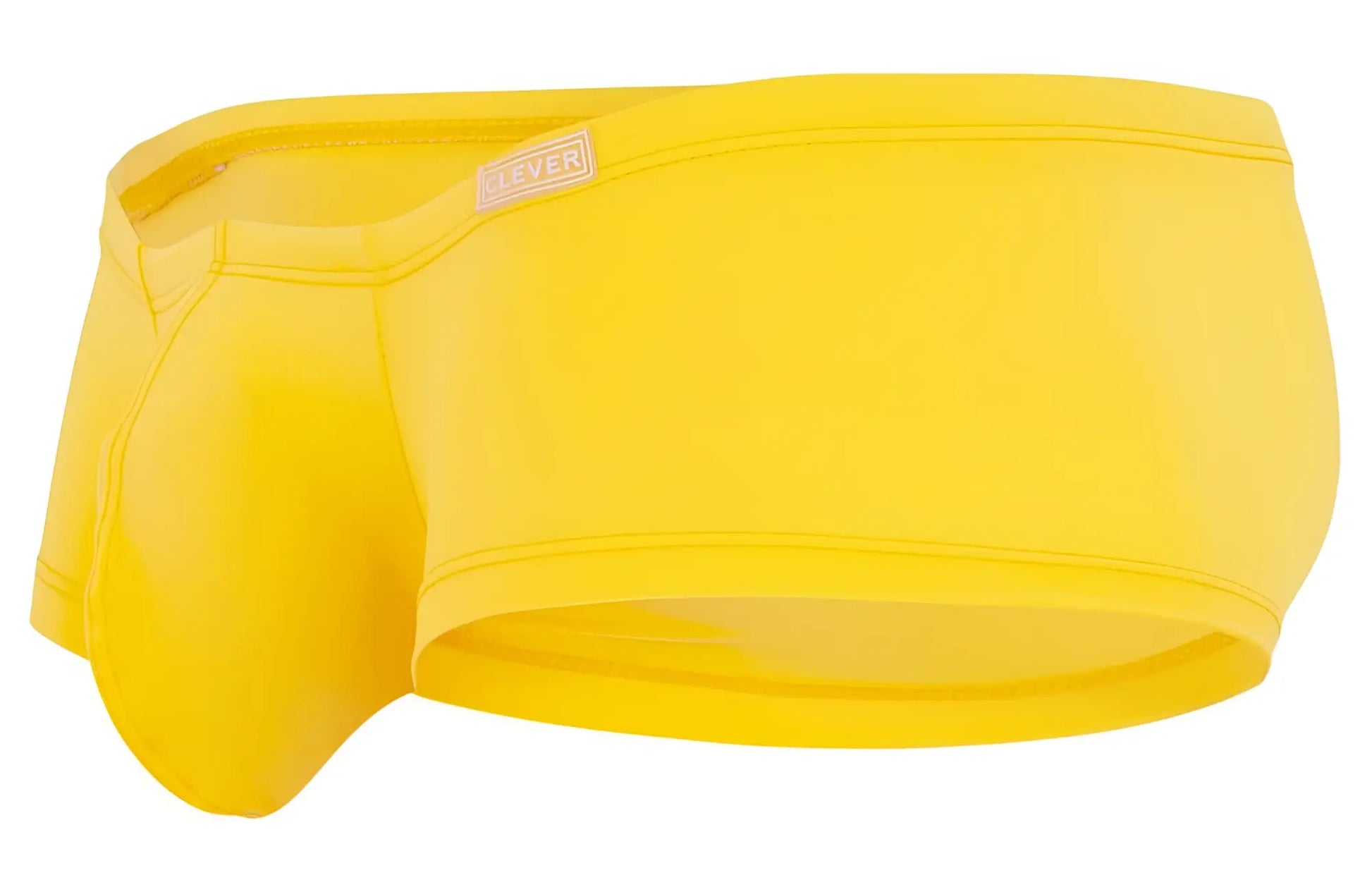 Bright yellow men’s swim trunks with sleek form-fitting design and sayer brand tag from clever 229959 3pk multi-colored set