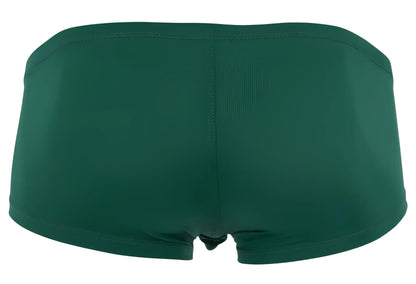 Dark green smooth textured briefs from clever 229960 3pk australian latin trunks in multi-colored set