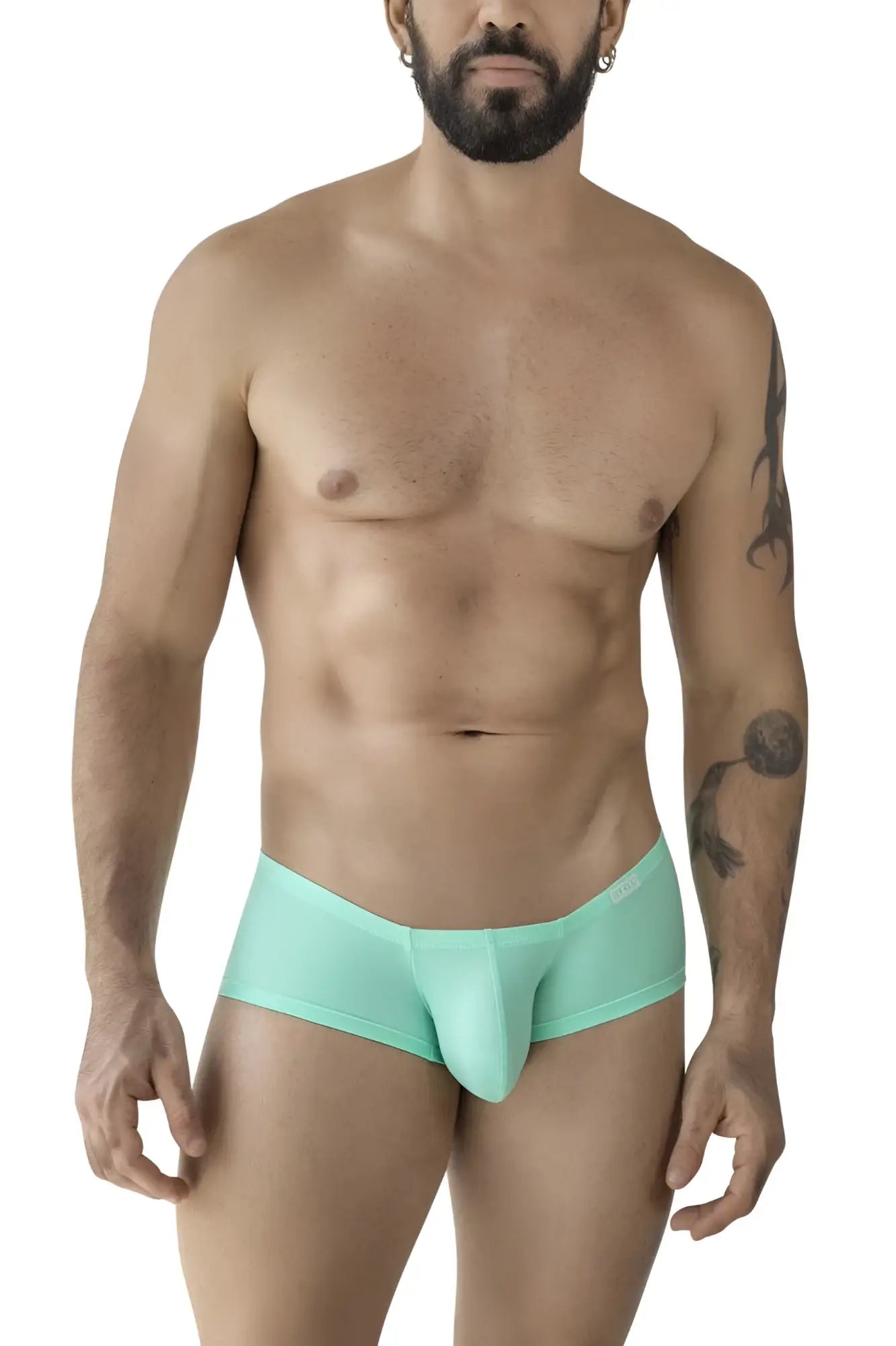 Mint green clever 229961 australian latin trunks in a smooth form fitting design for comfortable everyday wear