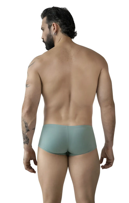 Mint green seamless briefs from clever 229962 3pk australian latin trunks in multi-colored soft fabric