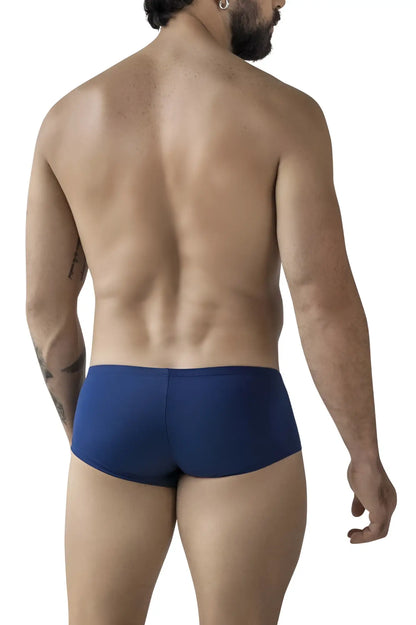 Navy blue clever 229962 briefs from the 3pk australian latin trunks featuring a multi-colored design