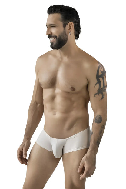 White men’s briefs clever 229963 with smooth form-fitting design in multi-colored australian latin trunks 3pk