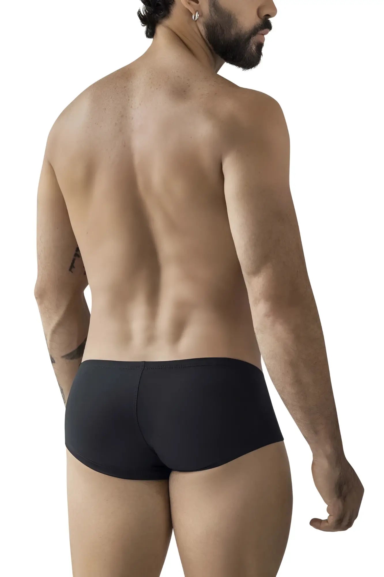 Black briefs from clever 229964 3pk australian latin trunks with smooth form-fitting fabric and subtle waistband seam