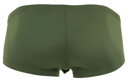 Olive green clever 229964 briefs with smooth stretchy fabric and clean stitching from the australian latin trunks 3pk