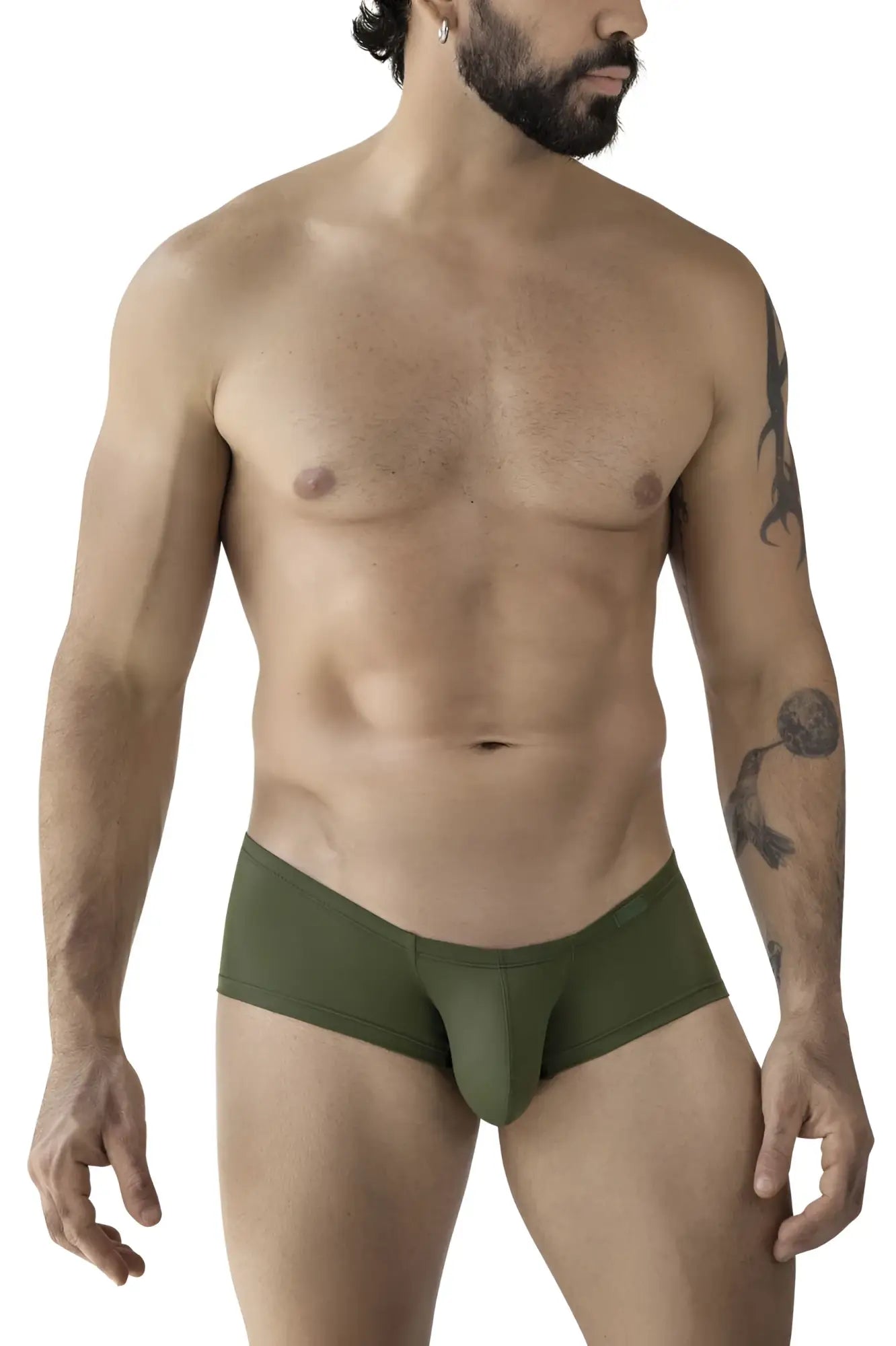 Olive green seamless briefs from clever 229964 3pk australian latin trunks multi-colored set for comfortable wear