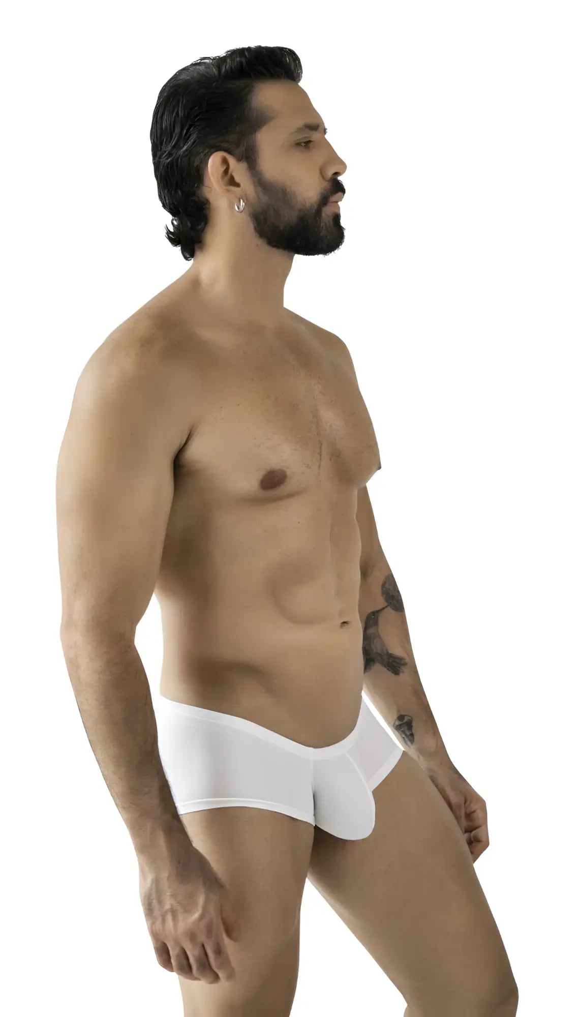 White seamless form-fitting men’s briefs from clever 229964 3pk australian latin trunks color multi-colored pack