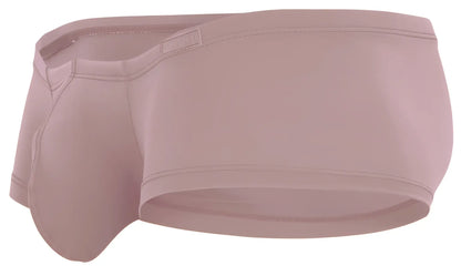 A sleek blush pink men’s brief from clever 229965 3pk australian latin trunks with smooth form-fitting fabric