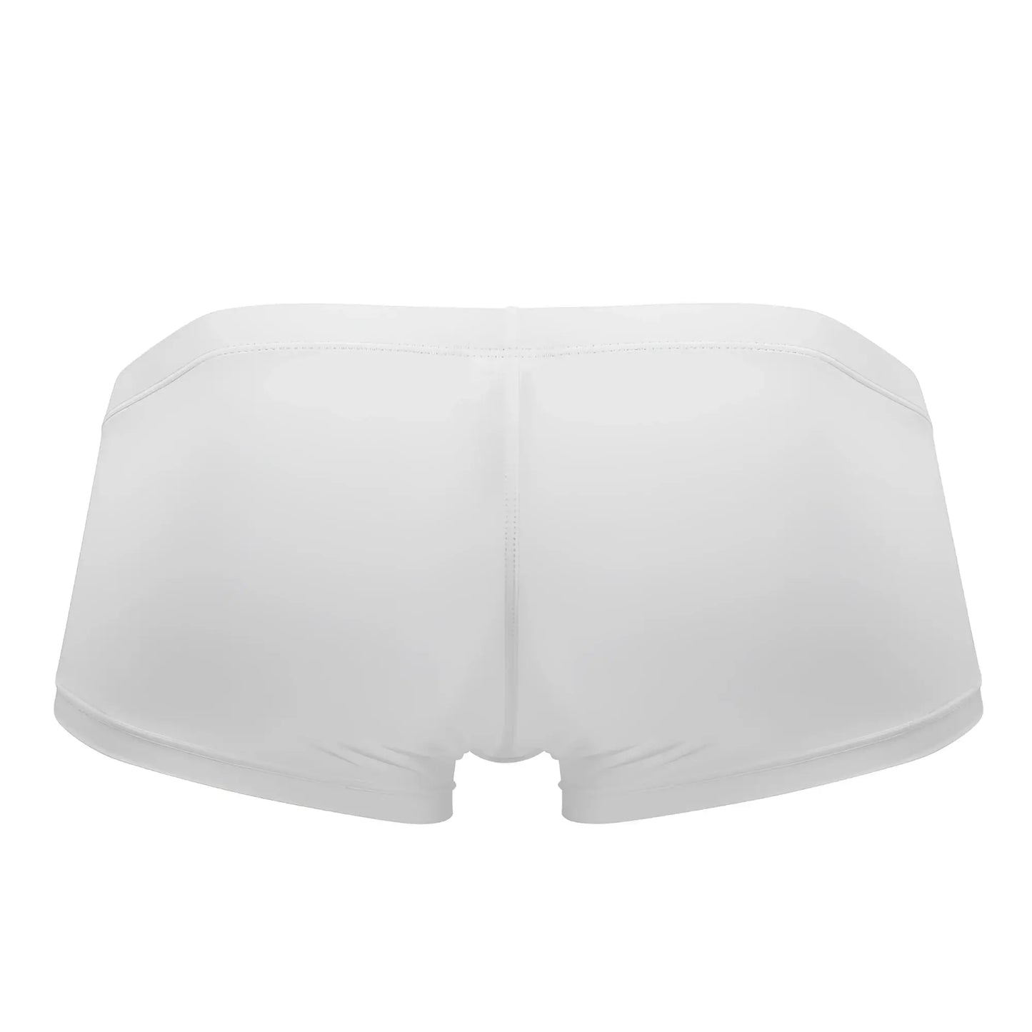 Clever 2373 Australian Latin boxer briefs in white feature seamless, smooth, stretchy fabric with minimalist design