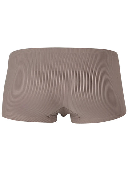 Beige clever 26015 apolo trunks with ribbed smooth stretchy fabric and classic cut for sophisticated comfort and style
