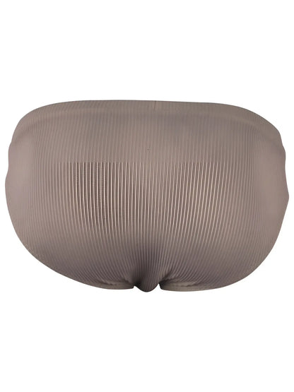 Beige ribbed cotton briefs clever 26018 apolo bikini sand color offering sophisticated comfort and style