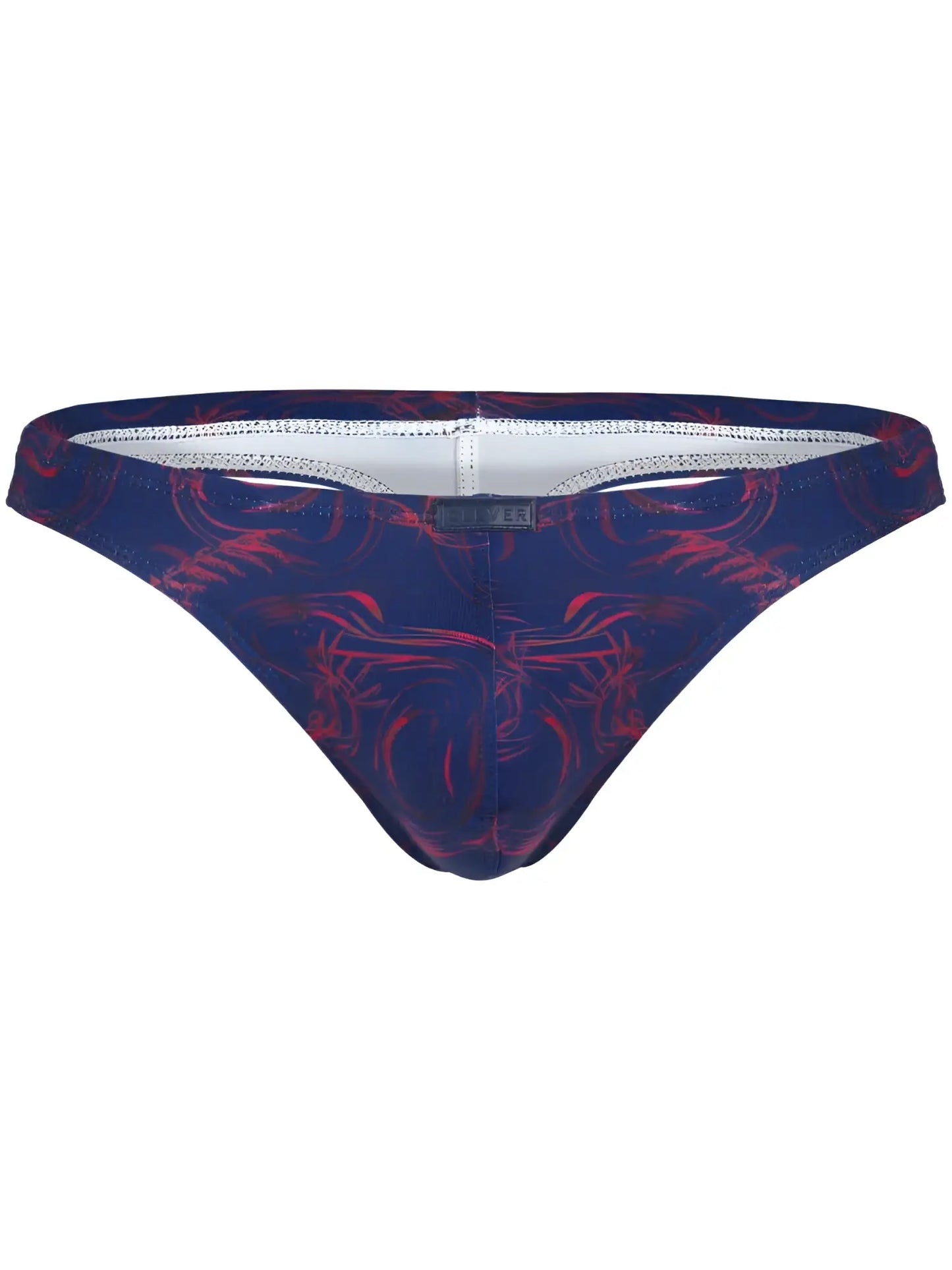 Dark blue and red patterned clever 26031 helion men’s briefs with sleek form-fitting design for ultimate comfort