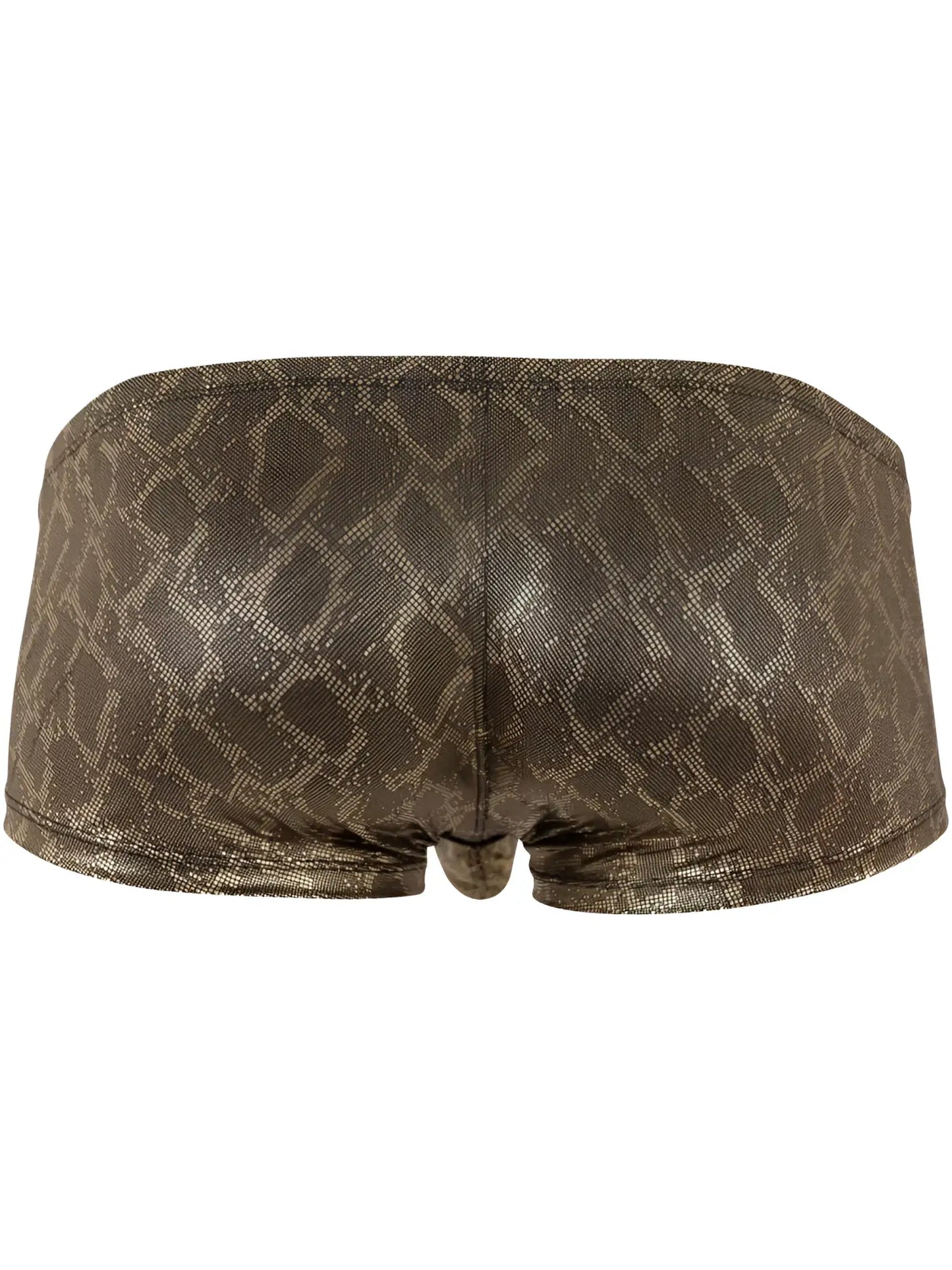 Bronze-colored clever 26042 atlas trunks with shimmering snakeskin pattern and bold sophisticated gold metallic design