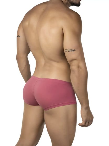 Pink clever 26066 athletic briefs with smooth form-fitting fabric and subtle ribbed waistband in multi-colored pack