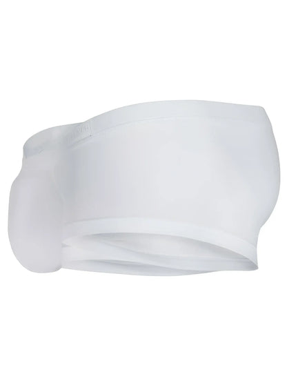 White cotton clever 26068 3pk australian latin briefs with smooth seamless design and elastic waistband multi-colored
