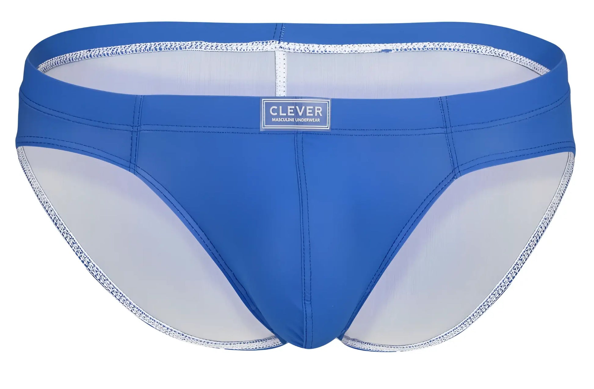 Blue and white men’s swim trunks with sleek form-fitting design from clever 519967 7pk briefs multicolored set