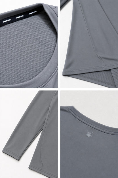 Jed North Men's Base Performance Long Sleeve T-Shirt - Dark Gray