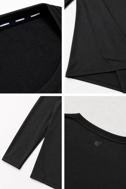 Jed North Men's Base Performance Long Sleeve T-Shirt - Black