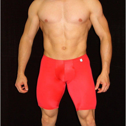 Arroyman Men's Ultra Biker Compression Shorts - Red BKR006-S