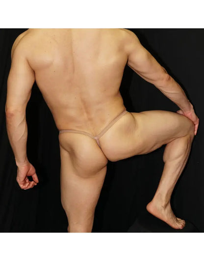 Sous-vêtement string pour homme Arroyman en cuivre côtelé RIB024L