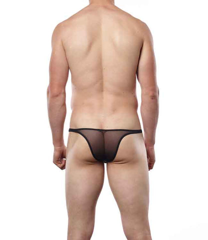 Bikini brésilien pour homme Cover Sheer Black 107 Taille M