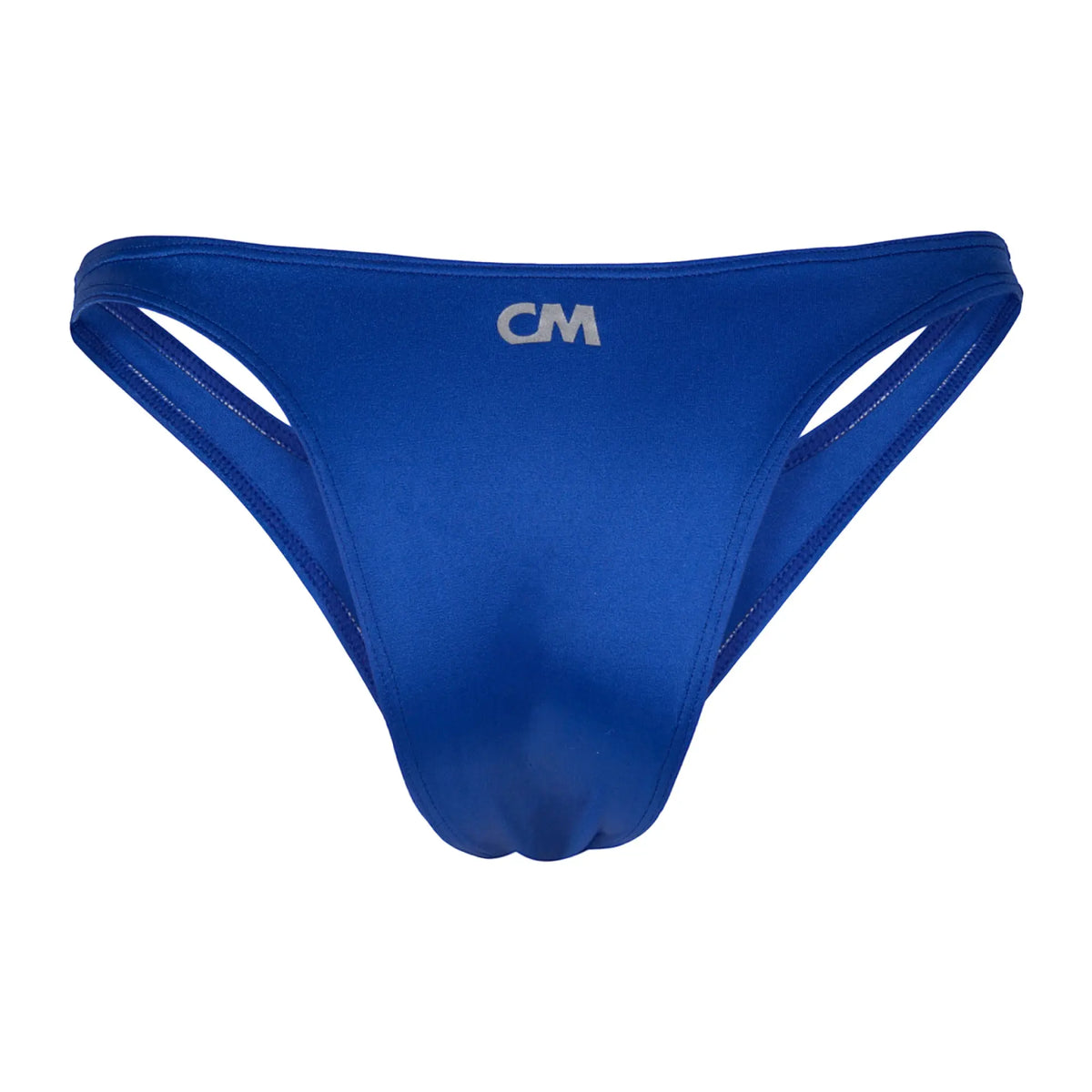 Royal blue cover male bikini thong cm brand with smooth stretchy fabric and subtle edge stitching for men cmi074